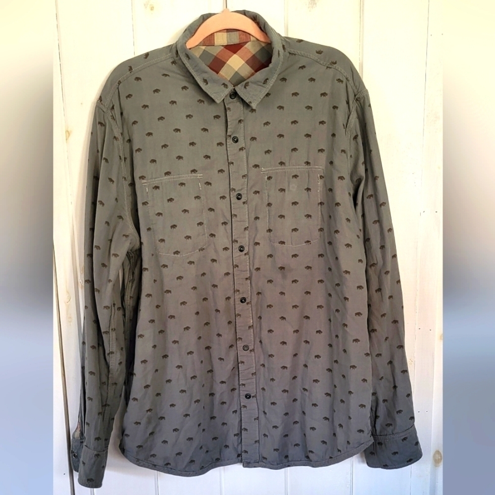 Jeremiah Brodie Reversible Soft Cotton Button Down Shirt